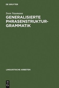 bokomslag Generalisierte Phrasenstrukturgrammatik