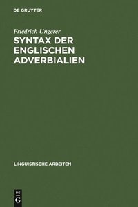 bokomslag Syntax der englischen Adverbialien