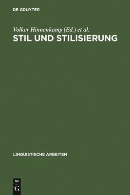 bokomslag Stil und Stilisierung