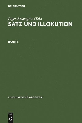 bokomslag Satz und Illokution