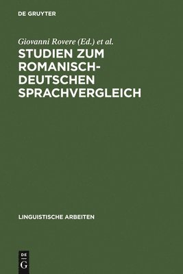 Studien Zum Romanisch-Deutschen Sprachvergleich 1