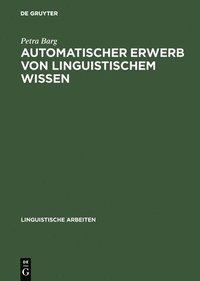 bokomslag Automatischer Erwerb von linguistischem Wissen