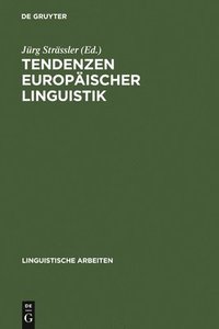 bokomslag Tendenzen europischer Linguistik