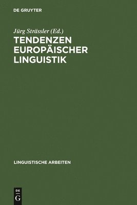 Tendenzen europischer Linguistik 1
