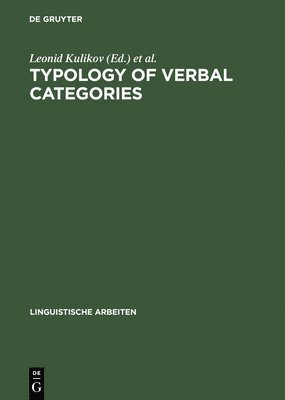 bokomslag Typology of Verbal Categories