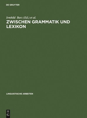 bokomslag Zwischen Grammatik und Lexikon