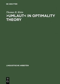 bokomslag Umlaut in Optimality Theory