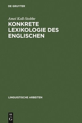 bokomslag Konkrete Lexikologie des Englischen