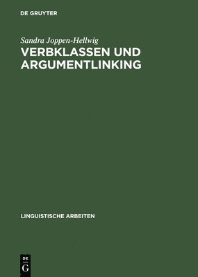 bokomslag Verbklassen Und Argumentlinking