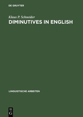 bokomslag Diminutives in English