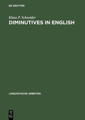 Diminutives in English 1