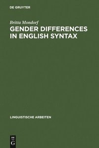 bokomslag Gender Differences in English Syntax