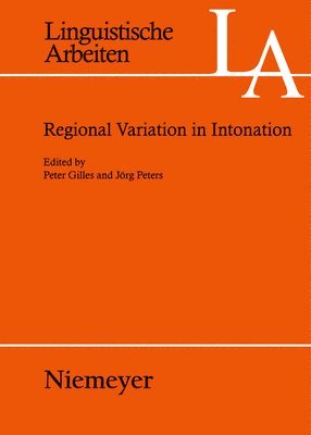 bokomslag Regional Variation in Intonation