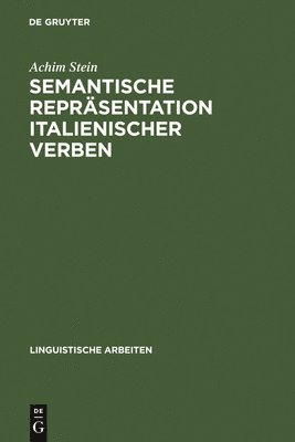 bokomslag Semantische Repräsentation italienischer Verben