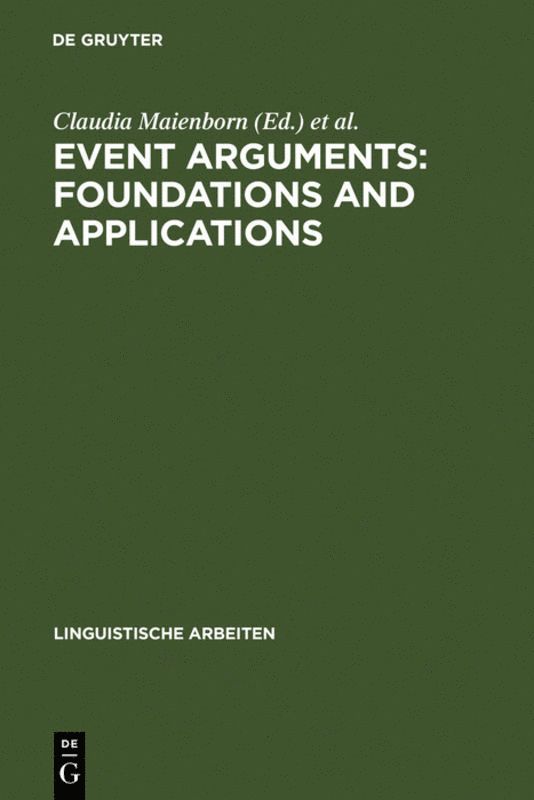 Event Arguments: Foundations and Applications 1