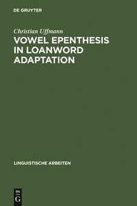 bokomslag Vowel Epenthesis in Loanword Adaptation