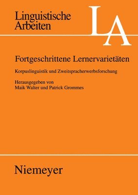 Maik Walter, Patrick Grommes - Fortgeschrittene Lernervarietäten, Inbunden