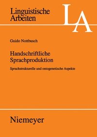 bokomslag Handschriftliche Sprachproduktion