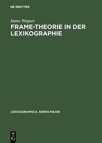 bokomslag Frame-Theorie in der Lexikographie