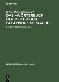 bokomslag Das Wrterbuch Der Deutschen Gegenwartssprache