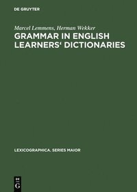 bokomslag Grammar in English learners' dictionaries