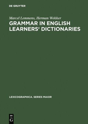 Grammar in English learners' dictionaries 1