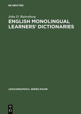 bokomslag English monolingual learners' dictionaries