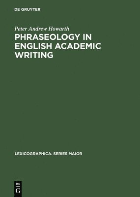 Phraseology in English Academic Writing 1