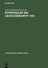 bokomslag Symposium on Lexicography VIII