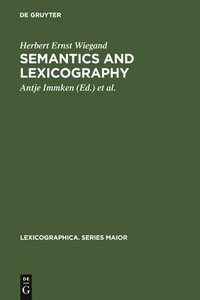 bokomslag Semantics and Lexicography