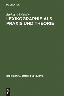 bokomslag Lexikographie ALS PRAXIS Und Theorie