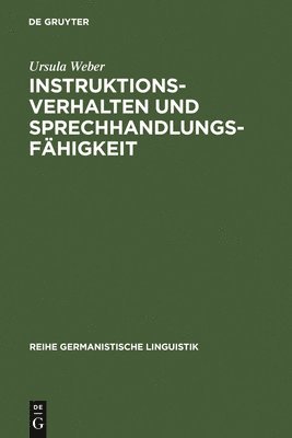 bokomslag Instruktionsverhalten und Sprechhandlungsfhigkeit