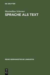 bokomslag Sprache als Text