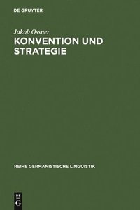 bokomslag Konvention und Strategie