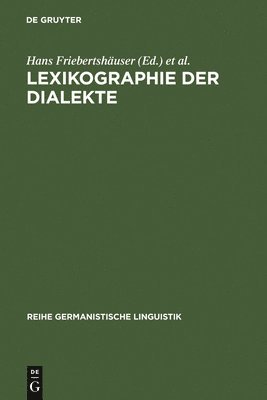 bokomslag Lexikographie Der Dialekte