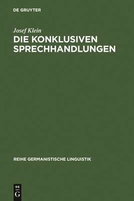 Die konklusiven Sprechhandlungen 1