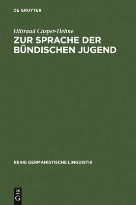 bokomslag Zur Sprache Der Bündischen Jugend