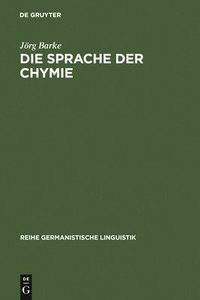 bokomslag Sprache der Chymie