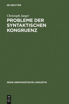 bokomslag Probleme der syntaktischen Kongruenz