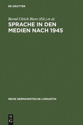 bokomslag Sprache in den Medien nach 1945