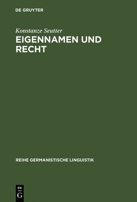 Eigennamen und Recht 1