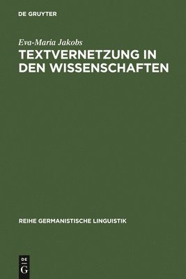 bokomslag Textvernetzung in den Wissenschaften