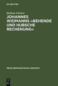 bokomslag Johannes Widmanns Behende Und Hubsche Rechenung