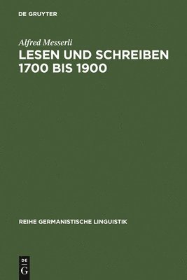 bokomslag Lesen und Schreiben 1700 bis 1900