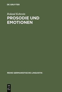 bokomslag Prosodie und Emotionen