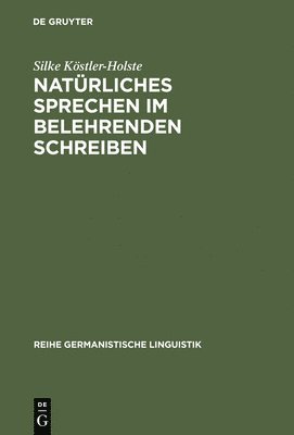 bokomslag Natürliches Sprechen Im Belehrenden Schreiben