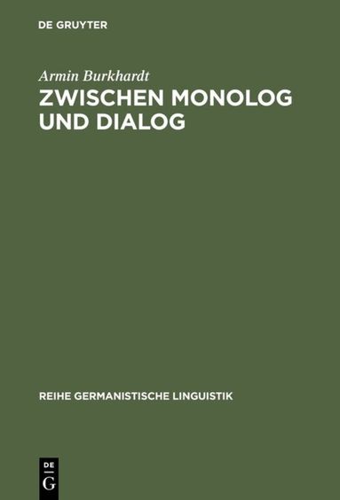 Armin Burkhardt - Zwischen Monolog und Dialog, Inbunden
