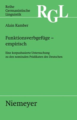 Alain Kamber - Funktionsverbgefüge - Empirisch, Inbunden