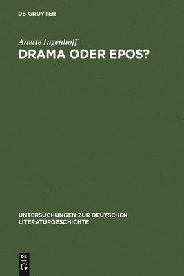 Drama oder Epos? 1