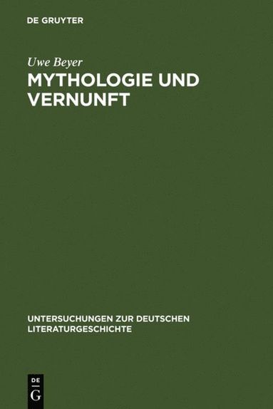 bokomslag Mythologie und Vernunft